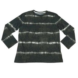 Old Navy | Boy's Tie-Dye Long Sleeve Shirt | Grey | Size L (10-12)